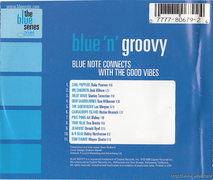 JAZZCD推荐02086 Blue N Groovy 1 世界发烧音响博物馆